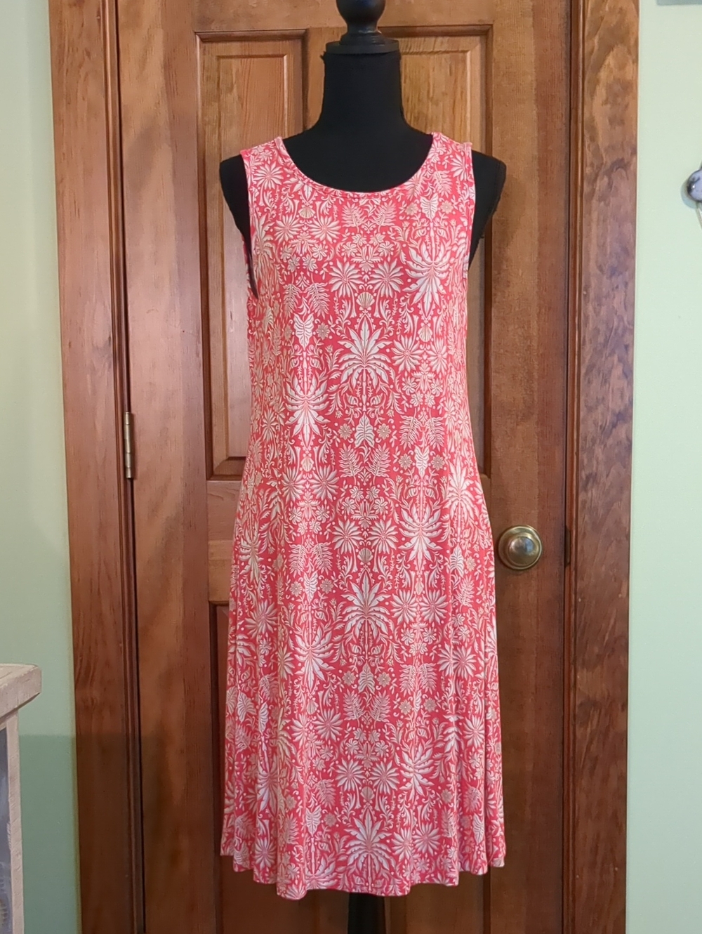 Croft & Barrow Palm Print Dress